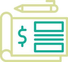 Cheque Vector Icon