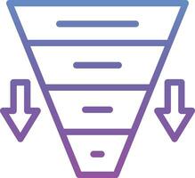 Funnel Chart Vector Icon