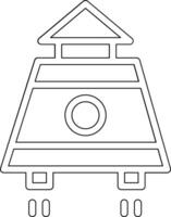 Space Capsule Vector Icon