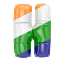 ballong h font indisk Färg av flagga png