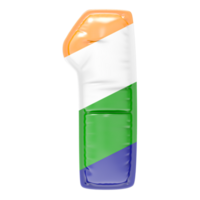 ballon 1 nombre Indien Couleur de drapeau png