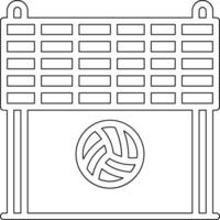 vóleibol red vector icono