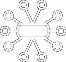 Mind Map Vector Icon