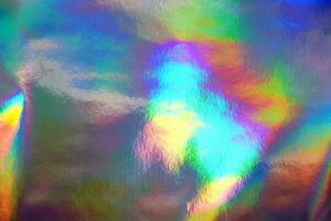 Crumpled Holographic Foil Paper Textures photo