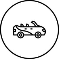 Convertible Car Vector Icon