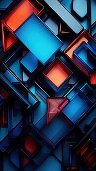 AI generated Colorful textured background vibrant pattern. Created with Generative AI photo