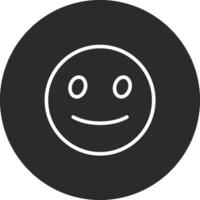 Slightly Smiling Face Vector Icon