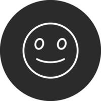 Slightly Smiling Face Vector Icon