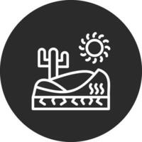 Desert Hot Weather Vector Icon