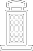 Phone Booth Vector Icon