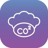 icono de vector de co2