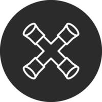 Cross Wrench Vector Icon