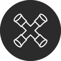 Cross Wrench Vector Icon