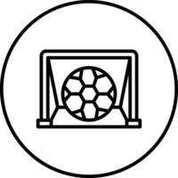 Football Goal Vector Icon