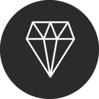 icono de vector de diamante