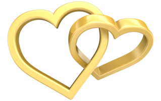 golden wedding rings clipart png