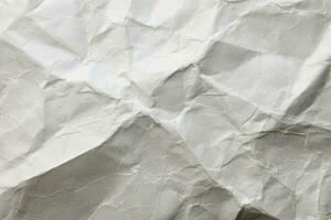 White Crumpled Paper photo