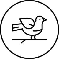 Spring Birds Vector Icon