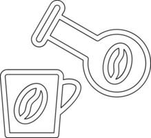 café Ciencias vector icono