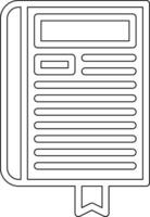 Journal Book Vector Icon