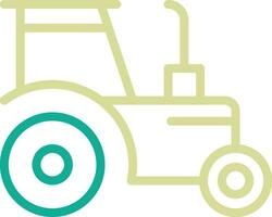 icono de vector de tractor