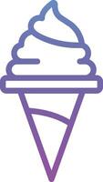 icono de vector de helado