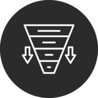 Funnel Chart Vector Icon