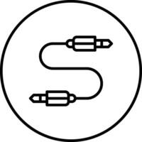 Audio Cable Vector Icon