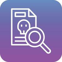 Crime File Vector Icon