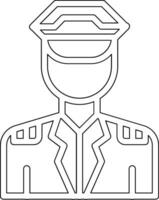 Pilot Vector Icon