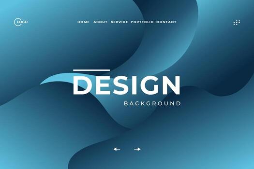 Waves blue abstract background perfect for creating a dynamic and modern look on your website that will grab attention instantly vector