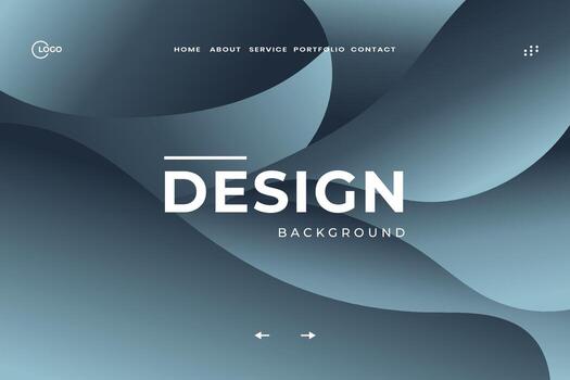 Waves blue abstract background perfect for creating a dynamic and modern look on your website that will grab attention instantly vector