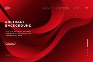 Sophisticated Red 3D Web Abstract Background, Elevate Your Online Presence with a Minimalist and Cutting Edge Design vector