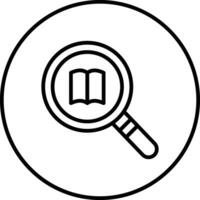 Search Books Vector Icon