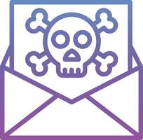 Email Hacked Vector Icon