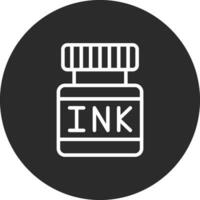 icono de vector de tinta