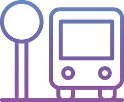 Bus Stop Vector Icon