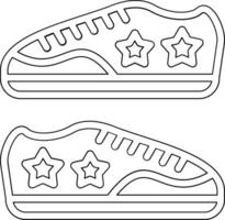 Baby Shoes Vector Icon