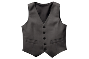 AI generated Stylish Vest on a transparent background. png