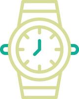 icono de vector de reloj de pulsera