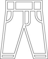 icono de vector de pantalones