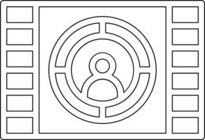 Cinema Screen Vector Icon