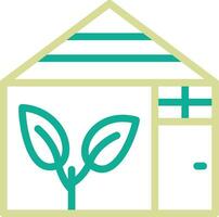 Green House Vector Icon