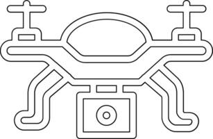 icono de vector de dron