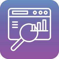 Search Statistics Vector Icon