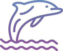 Dolphin Vector Icon