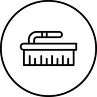 Cleaning Brush Vector Icon