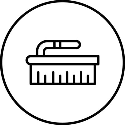 Cleaning Brush Vector Icon