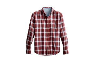 AI generated Button-Up Shirt on transparent background. png