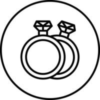 Diamond Ring Vector Icon